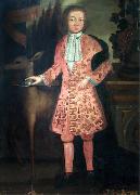 Kuhn Justus Engelhardt Portrait of Charles Carroll d'Annapolis oil on canvas